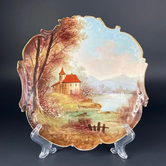 1890s, Rare Antique WG & Co Limoges France Plate