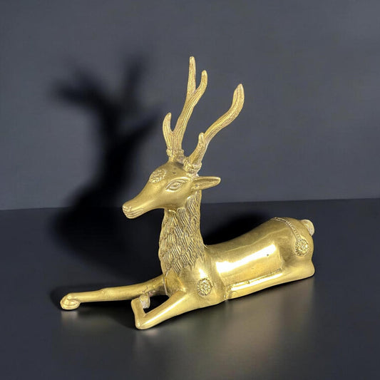 Hollywood Regency, Brass Deer, Spain 1960s