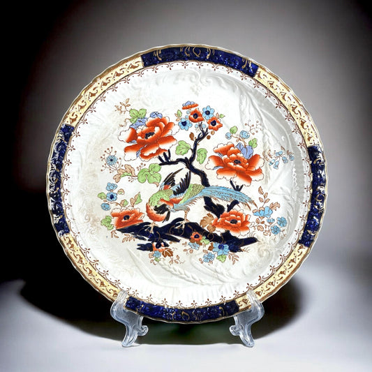 1920, Losol Ware Plate “Shanghai” – Keeling & Co. Burslem, England